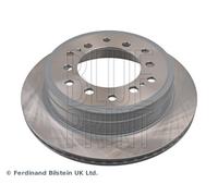 2x Brake Discs Pair Vented fits TOYOTA LAND CRUISER PRADO GRJ150, J15 4.0 Rear