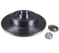 2x Brake Discs Pair Solid fits RENAULT TRAFIC Mk2 2.5D Rear 2001 on 280mm Set