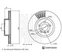 Blue Print Brake Disc (Single Disc) - ADBP430064