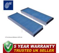 Blue Print Cabin Filter Set Fits Audi A6 2004-2011 Allroad 2000-2011