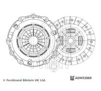 Blue Print Clutch Kit Set 3pc 226mm fits Mazda