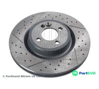 BLUE PRINT FRONT 2 X BRAKE DISC ADB114317 FOR MINI