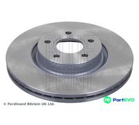 BLUE PRINT FRONT 2 X BRAKE DISC ADF124304 FOR FORD VOLVO