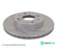 BLUE PRINT FRONT 2 X BRAKE DISC ADN14373 FOR NISSAN