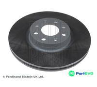 BLUE PRINT FRONT 2 X BRAKE DISC ADZ94333 FOR FIAT OPEL VAUXHALL