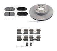 Blue Print Front Brake Discs & Pads with Fitting Kit fits Mazda MX-5 1995-1998