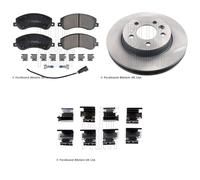 Blue Print Front Brake Discs & Pads with Fitting Kit fits VW Amarok 2010-2013