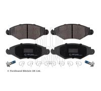 Brake Pads Set fits PEUGEOT 206 1.9D Front 98 to 07 Blue Print E172131 Quality