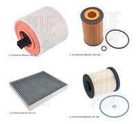 Blue Print Full Service Kit with Air, Oil, Fuel & Cabin Filt fits Vauxhall Astra