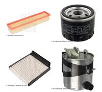 Blue Print Full Service Kit with Air, Oil, Fuel & Cabin Filte fits Dacia Sandero