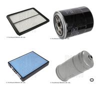 Blue Print Full Service Kit with Air, Oil, Fuel & Cabin Filte fits Kia Sorento I