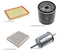 Blue Print Full Service Kit with Air, Oil, Fuel & Cabin Filte fits Opel Meriva A