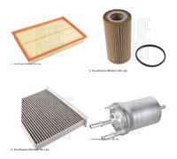 Blue Print Full Service Kit with Air, Oil, Fuel & Cabin Filters fits Audi A3