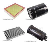 Blue Print Full Service Kit with Air, Oil, Fuel & Cabin Filters fits Audi A6 C5