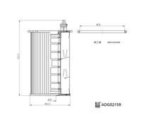 Blue Print Oil Filter ADG02159 - High Quality Filtration for Hyundai
