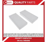 Cabin Pollen Filter X2 Fits BMW 214 d Active Tourer 214 d G Blue Print ADB112513