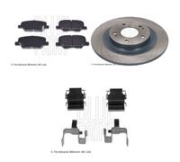 Blue Print Rear Brake Discs & Pads with Fitting Kit fits Mitsubishi Asx 2010 on