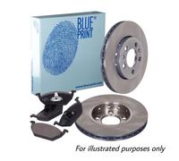 Blue Print Rear Brake Internally Vented Discs & Pads fits Audi Q3 2013-2018 2.5