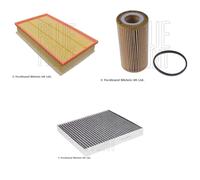 Blue Print Service Kit with Air, Oil & Cabin Filters fits Audi A3 2015-2020