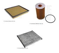 Blue Print Service Kit with Air, Oil & Cabin Filters fits Lexus Is II 2007-2013