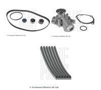 Blue Print Timing Belt Kit with Water Pump & Auxiliary Be fits Mitsubishi Lancer