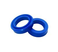 Blue PU UN Hydraulic, ID 22-25mm OD 28-50mm | Polyurethane hydraulic sealing ring, replacement gasket for hydraulic cylinder(25x33x5.5mm x5pcs)