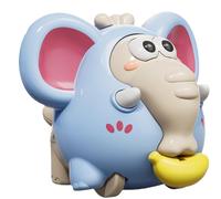 (Blue) Pull Toys For Toddler 1-3, Toddler Pull Toy Cute Cartoon Baby Elephant Toy, Pull Toys, Elephant Baby Toy For Kids, Family, Friends, Home, Chinese New