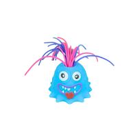 (Blue) Pulling Hair Scream Toy One Big Eyed Monsters Children Gift Decompression Doll