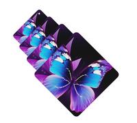 Blue Purple Butterfly Car Air Freshener Cards for Women Men 4 Pack Cute Car Accessories Long Lasting Scent Car Diffuser Hanging Auto Aromatherapy Tablets Car Fresheners Gifts
