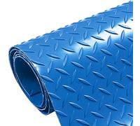 Blue PVC Garage Floor Mat NonSlip Rubber Parking Mat Commercial Flooring Roll for Basement Gym Shed1.6x5m HeavyDuty Protection