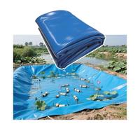 Blue PVC Pond Liner 3.3-32.8 Ft Width 13-49 Ft Length 0.3mm Thickness for Koi Ponds Streams Fountains Water Gardens Multi-Purpose Tarp 4x5m