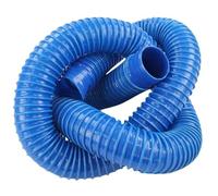 Blue PVC Rubber Duct Vent Hose, 16.4Ft Air Ducting Ventilation, for Outdoor Patio Deck Garden(30~300mm)(40mm)