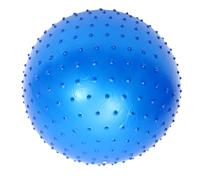 Blue Pvc Yoga Ball for Pregnancy and Massage, Inflatable Exercise Ball for Muscle Relaxation and Enhanced Massage Experience, for Home Workout and Pilates