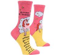 Blue Q Always Be A Unicorn Socks