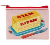 Blue Q Coin Purse, Made from 95% Recycled Material, Rich , Rich B*tch