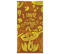 Blue Q Funny Cotton Woven Jacquard Dish Towel ~ I Saute. I'm Fancy.