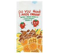 Blue Q Funny Dish Towel~ Do You Think I Made Enough? 100% Cotton, Printed, Vibrant Colors, 28" x 21"