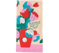 Blue Q Funny Dish Towel - Screen-Printed Cotton Kitchen Towels - Menopause