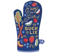 Blue Q Funny Oven Mitt ~ Easy as Pie is Such a Lie. Super-Insulated Quilting, Comfy, Natural-Fitting Shape, 100% Cotton.