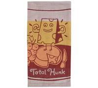 Blue Q Funny Woven Dish Towel ~ Total Hunk. 100% Cotton, Soft, Super-Absorbent