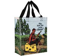Blue Q Handy Tote Bag - Funny Reycled & Reusable Tote Bag - Tried Cheese?