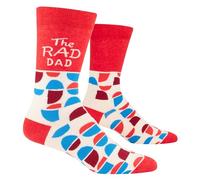 Blue Q Men’s Crew Socks - Funny Novelty Crazy Gift for Dads, Husbands & Guys, Cool Funky Unique Design - Fits Shoe Size 7-12