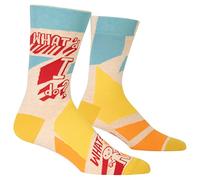 Blue Q Men's Funny Crew Socks (fits men's shoe size 7-12), What'd I Do? What?, One Size