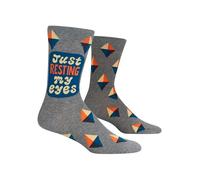 Blue Q Novelty Crew Socks - Funny Socks for Men, Fun Gifts - Shoe Size 7-24