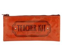 Blue Q Pencil Case, Sturdy Zipper, 95% Recycled Material, Teacher Kit for Teacher - Arts and Crafts Pen, Pencil and Marker Case