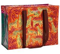 Blue Q Shoulder bags: the Carry Everywhere bag with a robust zip, outer pocket, reinforced base, 95% recycled material, Leopard, 11"h x 15"w x 6.25"d