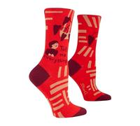 Blue Q Women's Funny Novelty Crazy Crew Socks with Sayings, Blue Q, 5-10