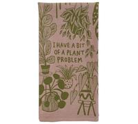 Blue Q Woven Funny Dish Towel ~ I Have a Bit of a Plant Problem. 100% Cotton, Soft, Super-Absorbent