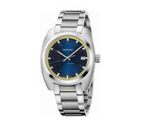 Blue Quartz Dial Steel Watch - male - Calvin Klein - Watches - Gray - ONE SIZE - Accessories ONE SIZE