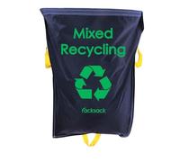Blue Racksack Warehouse Recycling Sack 1000mm high x 920mm wide - 160L - Recycling Waste Segregation Management - Warehouse Recycling Sack, Recycling Sack (Pack of 1 - Mixed recycling)